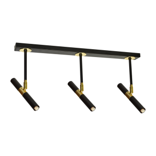 Lampa wiszaca MONZA BLACK / GOLD 3xG9 8W