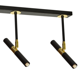 Lampa wiszaca MONZA BLACK / GOLD 3xG9 8W