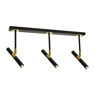 Lampa wiszaca MONZA BLACK / GOLD 3xG9 8W