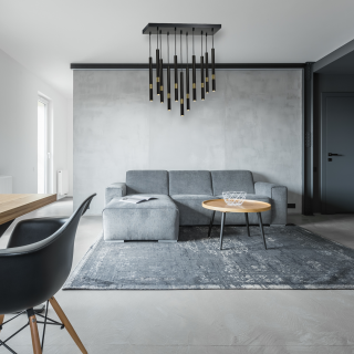 Lampa wisząca MONZA BLACK / GOLD 11xG9 8W