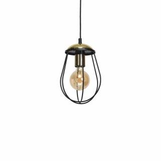 Lampa wisząca OLIMP BLACK / GOLD 1xE27 60W