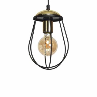 Lampa wisząca OLIMP BLACK / GOLD 1xE27 60W