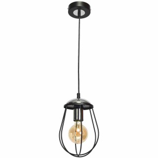 Lampa wisząca OLIMP BLACK / CHROME 1xE27 60W