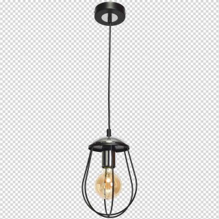 Lampa wisząca OLIMP BLACK / CHROME 1xE27 60W
