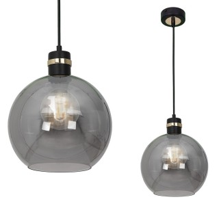 Lampa wisząca OMEGA BLACK / GOLD 1xE27