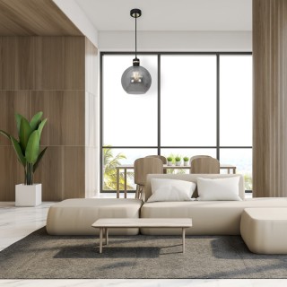 Lampa wisząca OMEGA BLACK / GOLD 1xE27