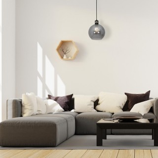 Lampa wisząca OMEGA BLACK / GOLD 1xE27