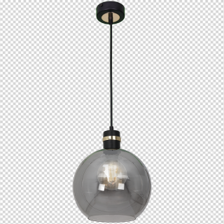 Lampa wisząca OMEGA BLACK / GOLD 1xE27