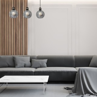 Lampa wisząca OMEGA BLACK / GOLD 3xE27