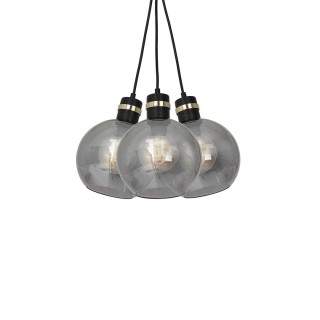 Lampa wisząca OMEGA BLACK / GOLD 3xE27