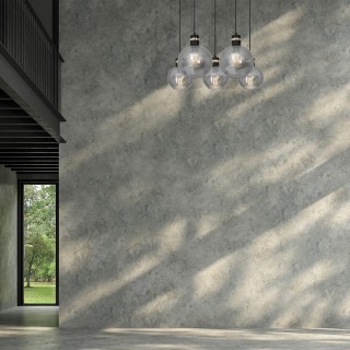 Lampa wisząca OMEGA BLACK / GOLD 5xE27 Prostokąt