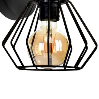 Kinkiet ULF BLACK / WOOD 1xE27 60W