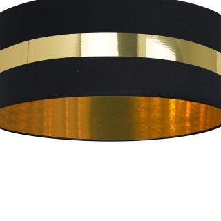 Lampa sufitowa PALMIRA BLACK / GOLD 1xE27 60W