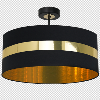 Lampa sufitowa PALMIRA BLACK / GOLD 1xE27 60W