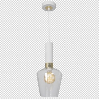 Lampa wisząca ROMA WHITE 1xE27