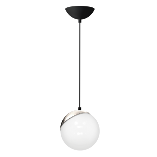 Lampa wisząca SFERA BLACK/CHROME 1xE27 60W