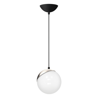Lampa wisząca SFERA BLACK/CHROME 1xE27 60W