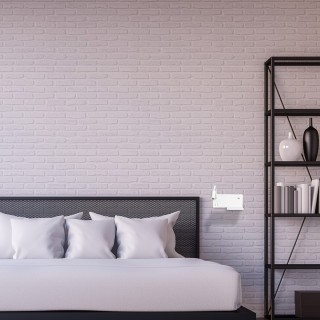 Lampa nocna z półką SHELF WHITE LED 4W+5W+2W