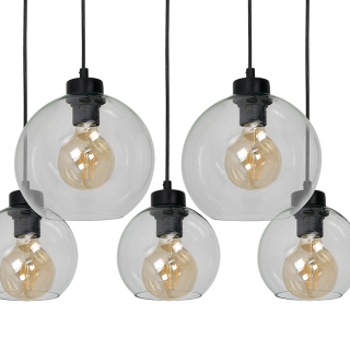 Lampa wisząca SOFIA CLEAR 5xE27