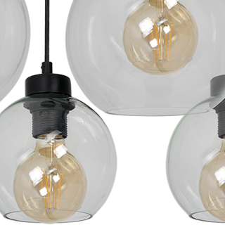 Lampa wisząca SOFIA CLEAR 5xE27
