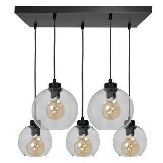 Lampa wisząca SOFIA CLEAR 5xE27