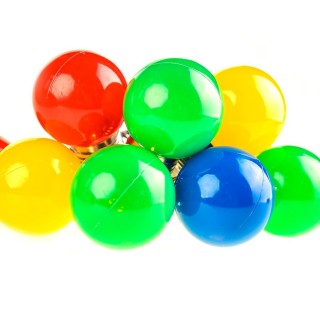 KOLOROWE PLASTIKOWE ŻARÓWKI LED