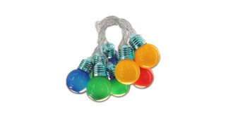 KOLOROWE PLASTIKOWE ŻARÓWKI LED