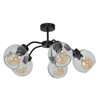 Lampa sufitowa SOFIA CLEAR 5xE27