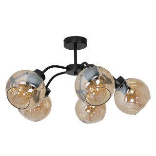 Lampa sufitowa SOFIA AMBER 5xE27
