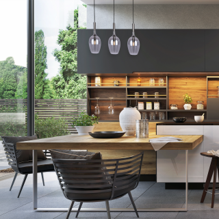 Lampa wisząca TANGO SMOKED 3xE14