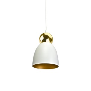 Lampa wisząca TAURUS WHITE/GOLD 1xE27