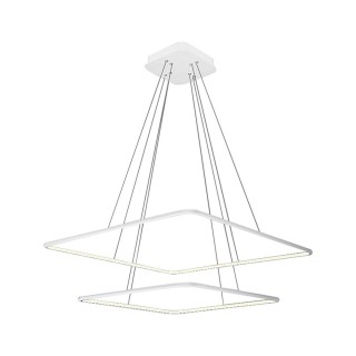 LAMPA WISZĄCA NIX WHITE 50W LED Barwa ciepła 3000K