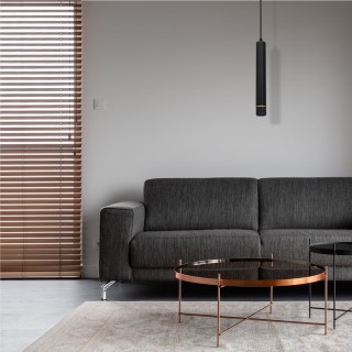 TRACK PENDANT BlACK/GOLD 3W LED