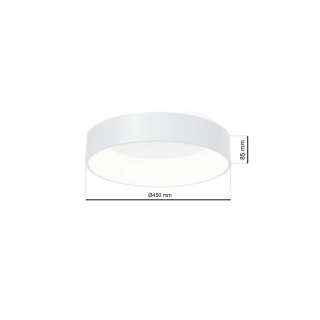 Plafon OHIO 24W LED Barwa neutralna 4000K