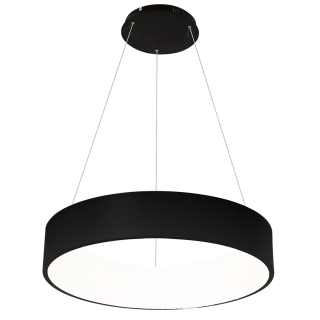 Lampa wisząca OHIO BLACK 24W LED Barwa neutralna 4000K