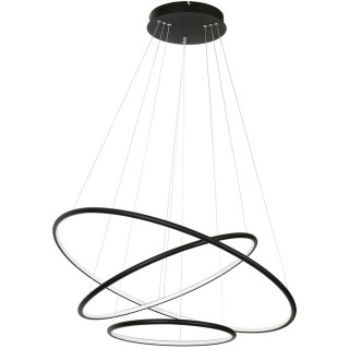 LAMPA WISZĄCA ORION BLACK 99W LED Barwa ciepła 3000K