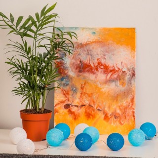 KULE LED COTTON BALLS 20 SZT.