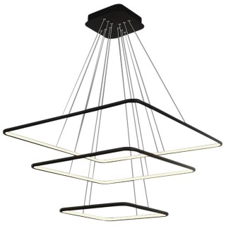 LAMPA WISZĄCA NIX BLACK 117W LED Barwa ciepła 3000K
