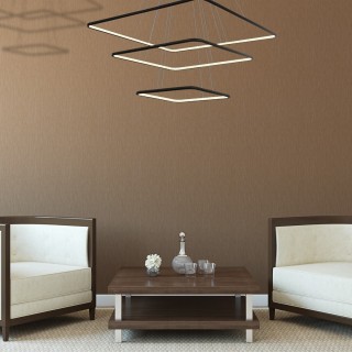 LAMPA WISZĄCA NIX BLACK 117W LED Barwa ciepła 3000K