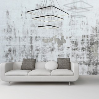 LAMPA WISZĄCA NIX BLACK 117W LED Barwa ciepła 3000K