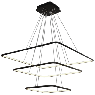 LAMPA WISZĄCA NIX BLACK 117W LED Barwa ciepła 3000K