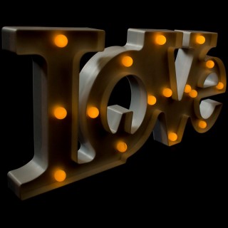 LOVE PLASTIKOWE LED