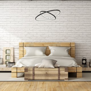 LAMPA WISZĄCA ORION BLACK 53W LED Barwa ciepła 3000K