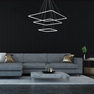 LAMPA WISZĄCA NIX WHITE 117W LED Barwa ciepła 3000K