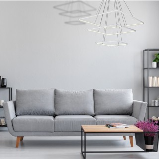 LAMPA WISZĄCA NIX WHITE 117W LED Barwa ciepła 3000K