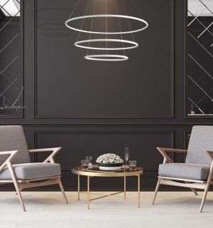 LAMPA WISZĄCA ORION WHITE 99W LED Barwa ciepła 3000K