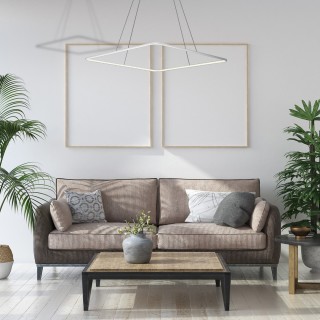 LAMPA WISZĄCA NIX WHITE 25W LED Barwa ciepła 3000K