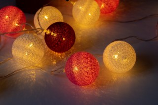 KULE LED COTTON BALLS 20 SZT.