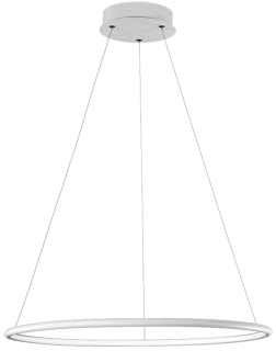 LAMPA WISZĄCA ORION WHITE 22W LED Barwa ciepła 3000K