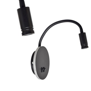 Kinkiet BASE 8W+2W BLACK